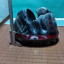 新疆料和田玉籽料青花墨玉原石山子件何烈山摆件厂家原产地直销