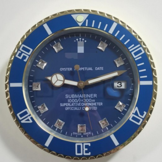 壁掛け時計 14inch 金属夜光時計 ステンレススチール カレンダー リビングルーム壁掛け時計 壁掛け式 海外購入代理店|undefined