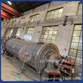 大型溢流型玻璃炉渣石英砂球磨机铅锌锂金银铜矿用滚筒球磨机