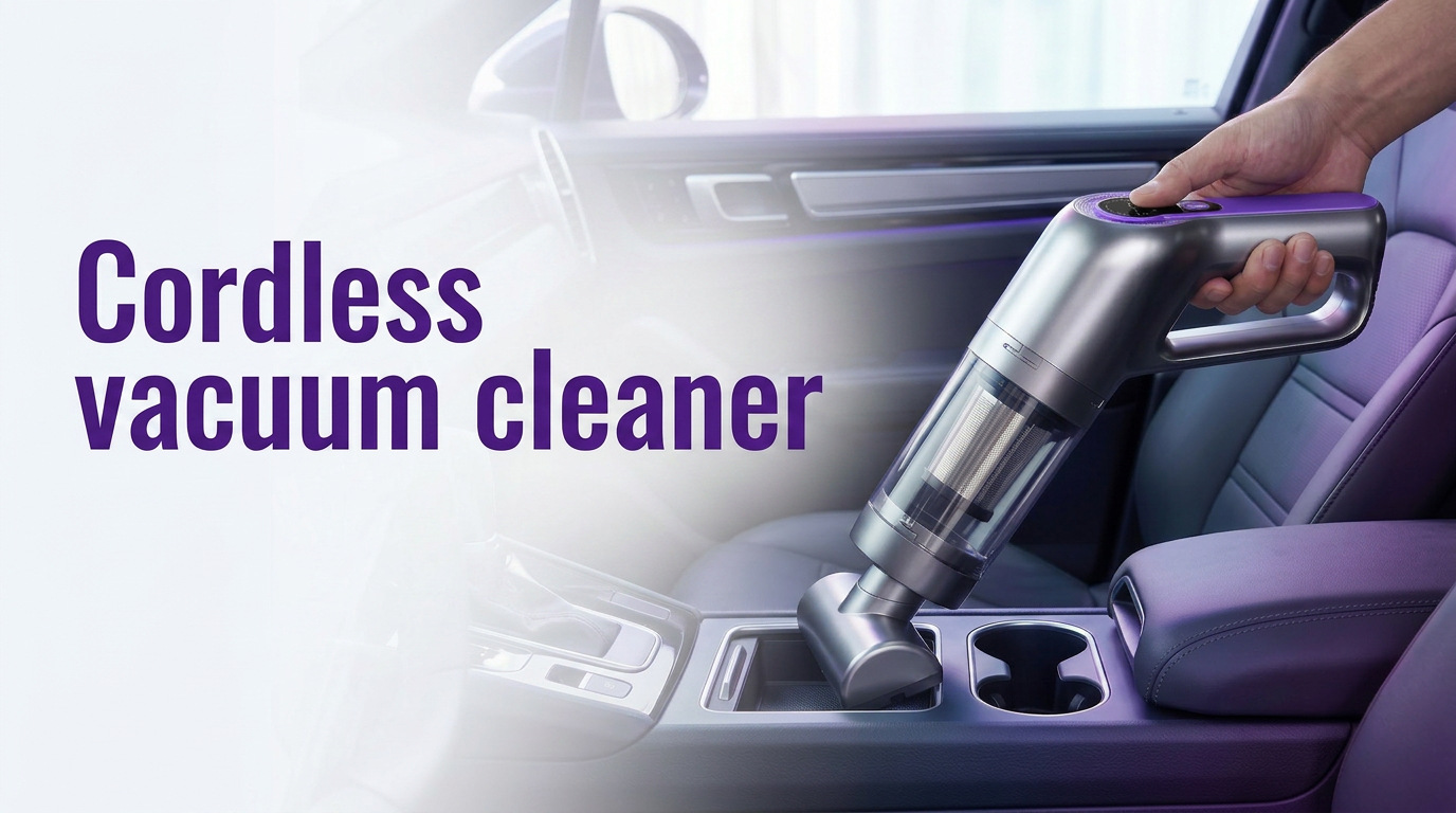 Cross-border wireless digital display vacuum cleaner, one-touch dust disposal, handheld vacuum cleaner, high-power suction, brushless car vacuum cleaner