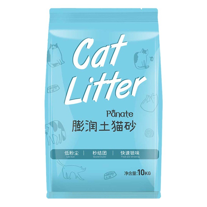 Gatos al por mayor 10kg bentonita desodorante sin polvo absorbente grupo limón gato arena 10kg20 Catty gato suministros