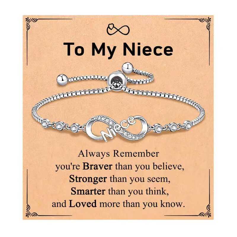 Mobius Infinite Love Bracelet Adjustable Zircon Personalized Fashion Jewelry Party Jewelry Love Gift