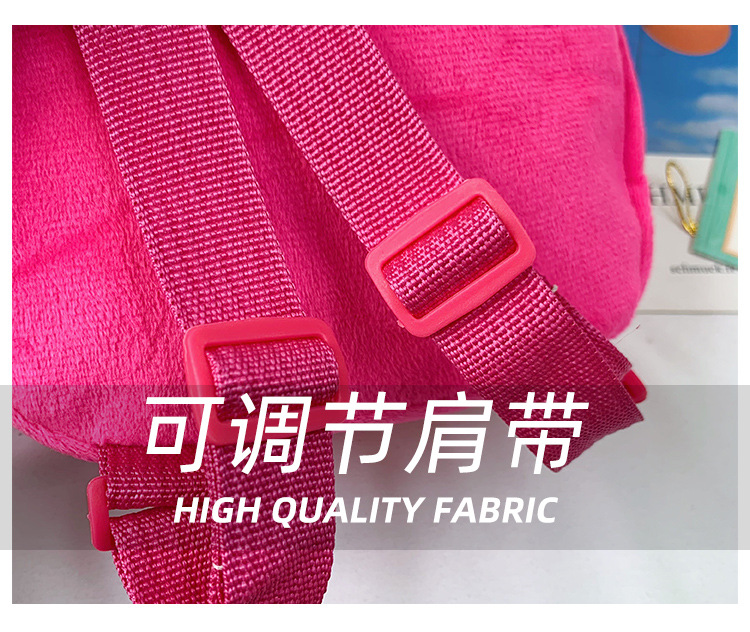 1-2-3 years old children's backpacks, cartoon plush small schoolbags, cute early education kindergarten backpacks for boys and girls undefined