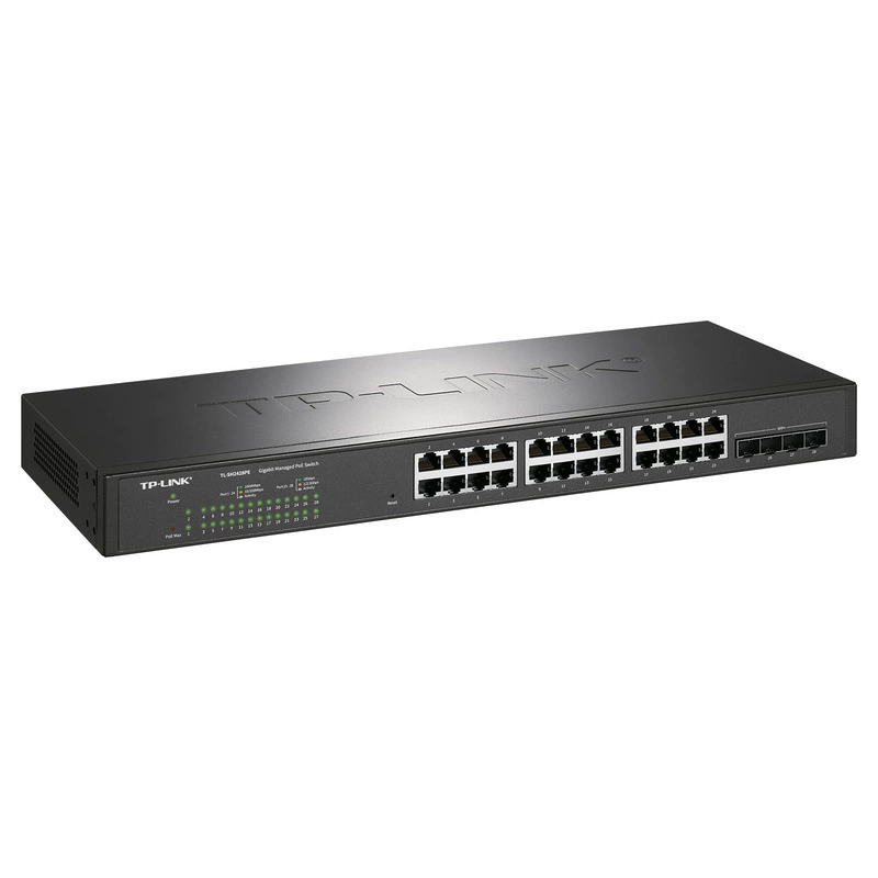 TP-Link TL-SH2428PE 4-миллионный световой порт 24 Gigabit питание Power Power Управление питанием Управление облаком