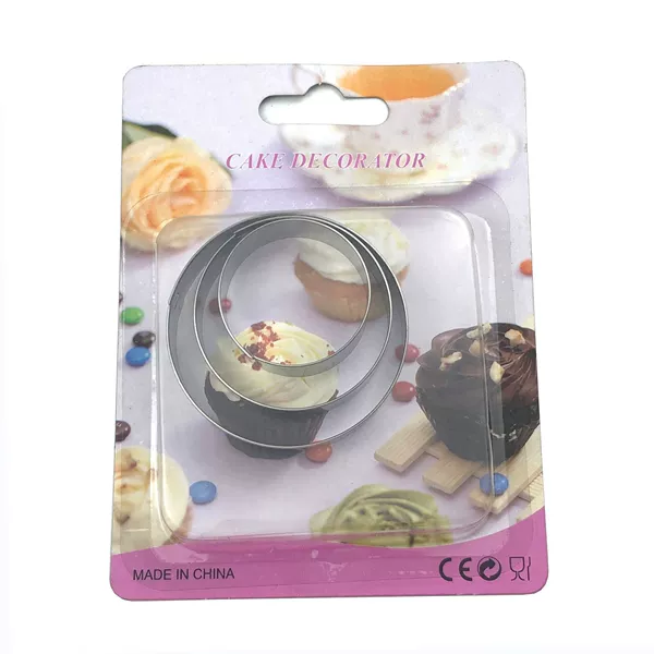 A set of round card suction packaging