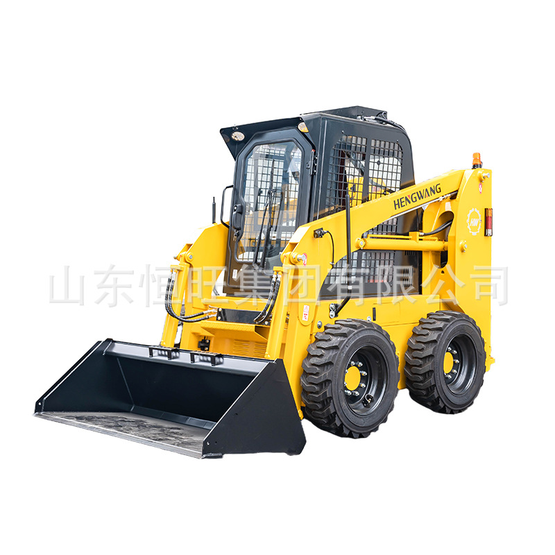 Cargador deslizante pequeño tipo rueda multifuncional de carretilla elevadora de orugas para uso interior en el sitio de construcción