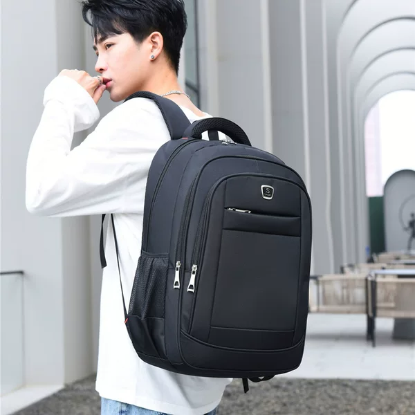 Cross-Border Wholesale of New Models of School Bags for Middle School Students, Men's Business Computer Bags, Casual Travel Men's Backpacks, Large Capacity