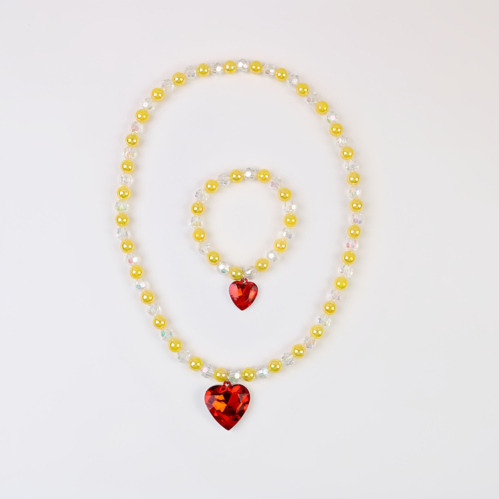 레드피치하트 2종세트 [투명가방]