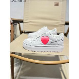 Putian Pure Original Court No. 1 Low-top Pure White and Black Height-increasing Thick-soled Men's and Women's Sports Leisure Wear-resistant Board Shoes