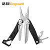 New product black outdoor convenient folding pliers combined multi -function knife pliers follow the camping mountaineering small tool tactical pliers