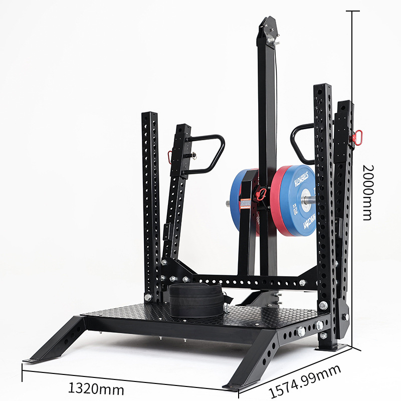 Rinoceronte profundo pescador máquina de cuclillas gimnasio conjunto completo de entrenamiento de piernas entrenamiento de cadera equipo de entrenamiento de fuerza comercial push push