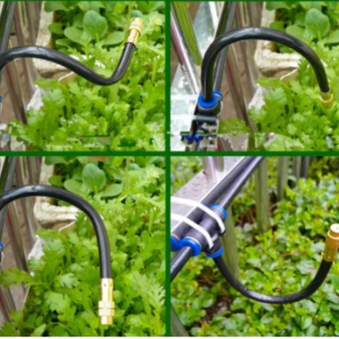 Irrigatore universale automatico per fiori, dispositivo di irrigazione a microirrigazione regolabile, raffreddamento e umidificazione, con spina rapida._voghion.com