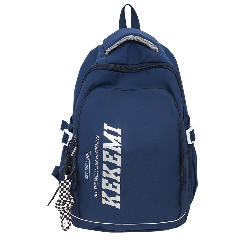 Nuevo estudiante de secundaria y secundaria mochila de gran capacidad Mochila de tela Oxford simple Mochila De estudiante masculino y femenino mochila de estudiante universitario