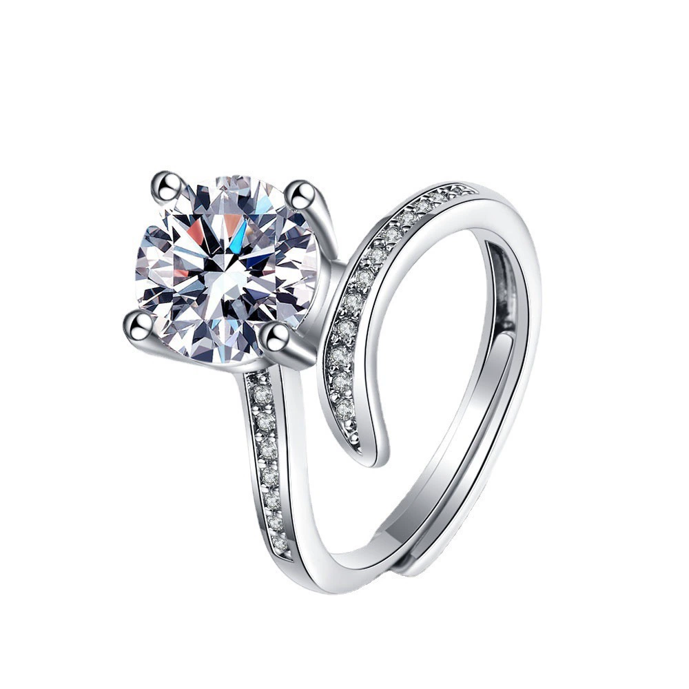 One size ring, platinum 950 sample