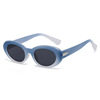 Fashionable retro sunglasses, two-color glasses, 2023 collection, gradient, internet celebrity