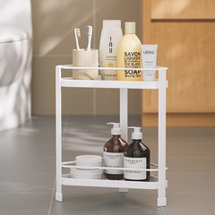 Toilet sink shelf three-legged shower gel storage rack corner wall corner bathroom triangular shelf