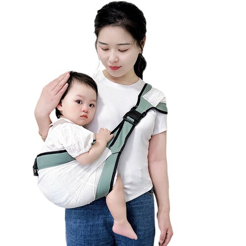 Baby carrier that frees hands, front carrier for newborns, simple and easy baby carrier for outdoor use, cross-carrier for young children
