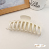 Big crab pin, advanced hair accessory, hairgrip from pearl, summer hairpins, shark, South Korea, high-quality style