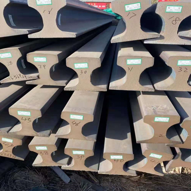 厂家直发钢轨U71mn铁路用轨规格齐全质量保障重型钢轨