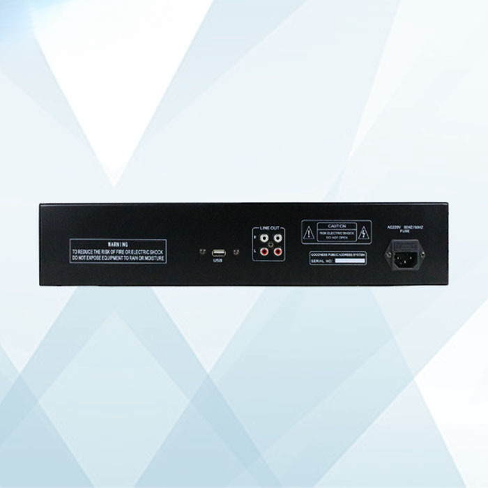 Rack HD multifuncional CD / MP3 / DVD / USB reproductor de CD public audio