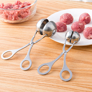 Kitchen Utensils Meatball Maker Fish Ball Maker Shrimp Ball Maker Stainless Steel Round Ball Labor-Saving Meatball Maker