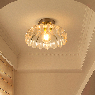 ✅ Petal Balcony Ceiling Lamp Stair Chandelier Entrance Entrance Lamp Aisle Corridor Lamp Highlight 2025 New Clothing and Hats