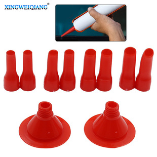 Manual gluing duckbill type gluing tool glue gun nozzle glass glue nozzle door and window gluing plastic glue nozzle structural glue nozzle