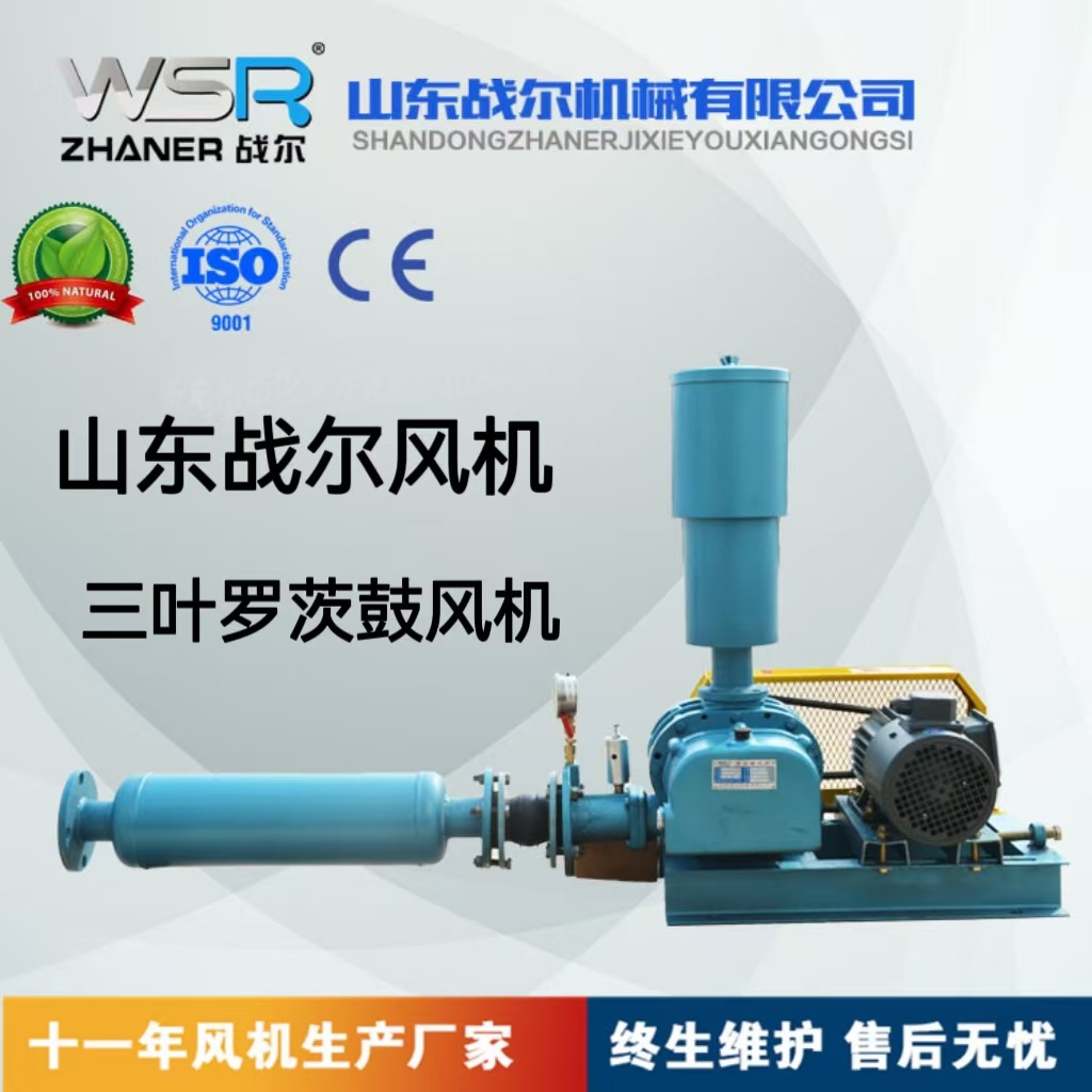 山东战尔三叶罗茨鼓风机  污水处理曝气 气力输送 养殖增氧风机