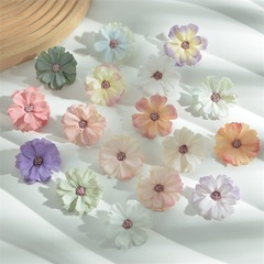 J 4.5cm 造花 DIY 花 シルクフラワー フェイクフラワー 結婚式装飾 髪飾り 靴 帽子 アクセサリー