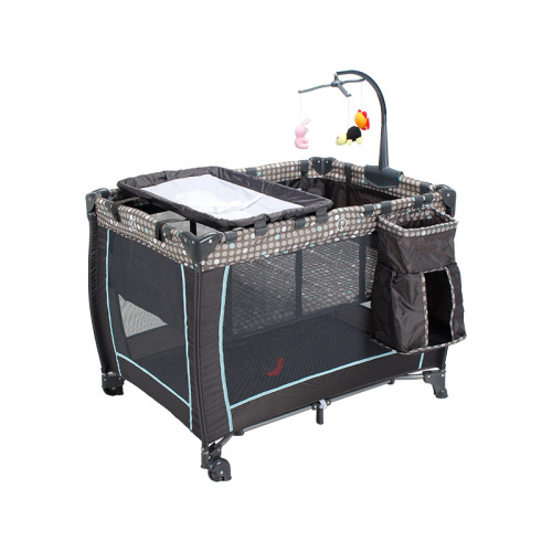 Portable Baby Bed, Foldable, Movable, Interchangeable Large Bed Cradle, Baby Multi-functional Newborn Playpen