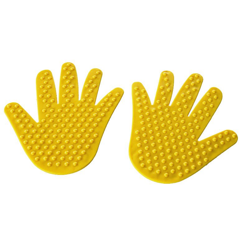 Equipo de entrenamiento sensorial para niños huellas huella de mano pie signo placa Palm pad divertido equipo de entrenamiento sensorial