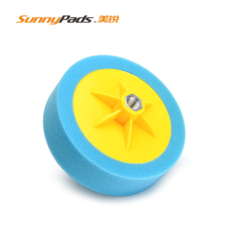 厂家供应抛光轮中抛通用海绵抛光轮汽车打蜡漆面清洁抛光盘批发