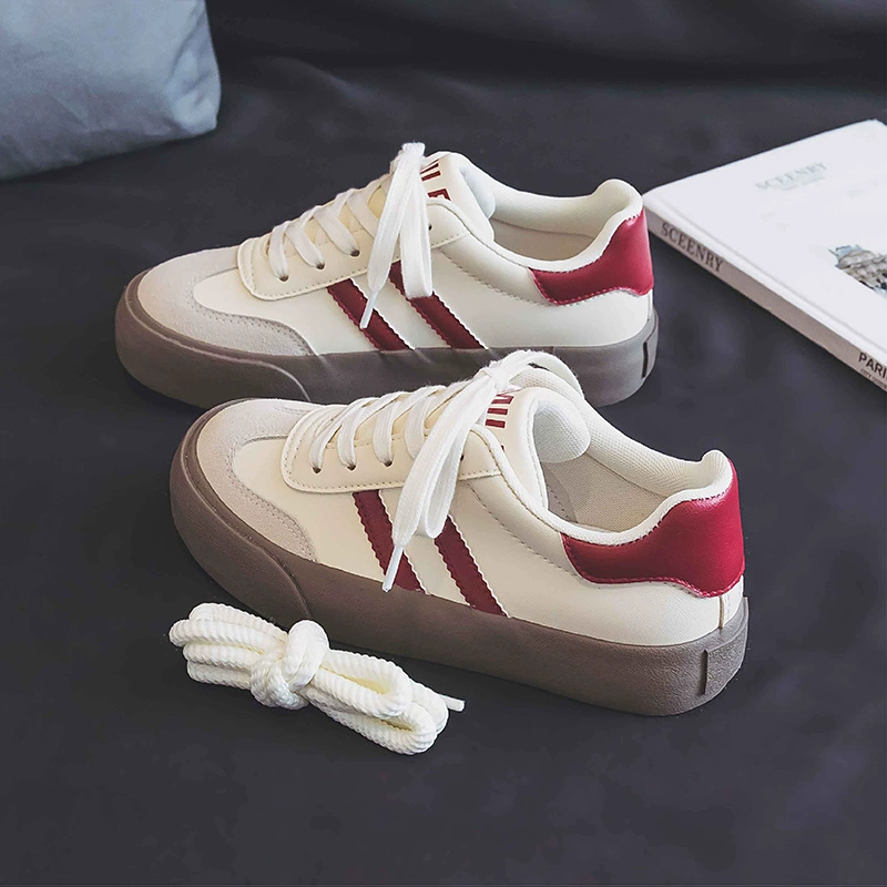 В наличии: новые женские повседневные универсальные кроссовки на толстой подошве с увеличением роста для студентов, весна-осень 2024, модель H1200