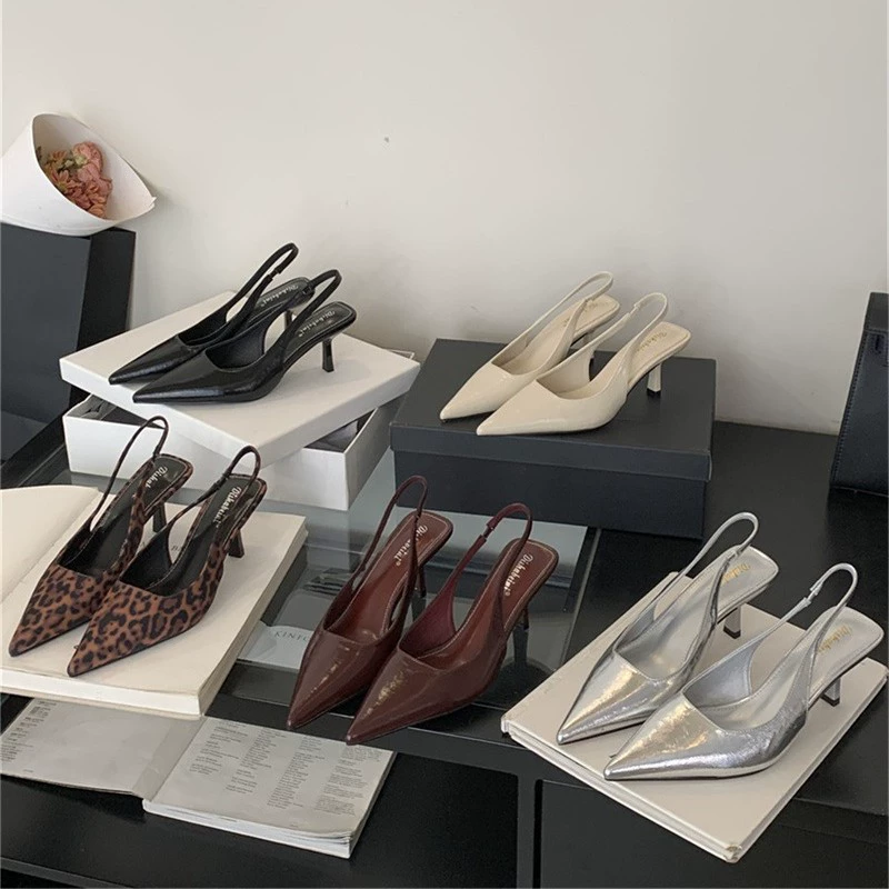 Summer sandals with a strap low-cut, internet celebrity