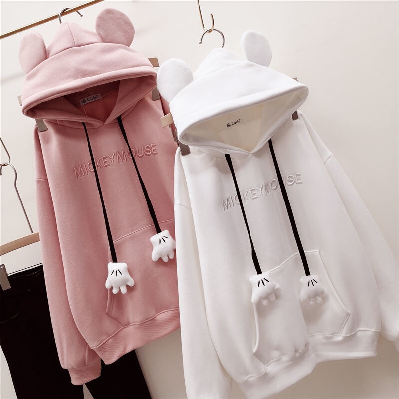 【Original Craftsmanship】Women's fleece-lined sweatshirt, 2024 winter new casual loose pullover hoodie for petite individuals 【Original Craftsmanship】Women's fleece-lined sweatshirt, 2024 winter new casual loose pullover hoodie for petite individuals