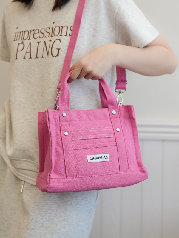 Transfronterizos directos de venta caliente de Amazon tela bolsa de mano para mujeres 2024 nuevo estilo de alta sensación de hombro mochila