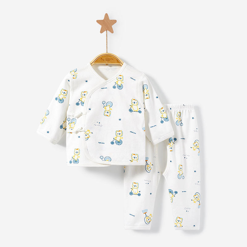Ropa de bebé recién nacido Primavera, Otoño e Invierno recién nacido algodón 0 base 3 meses cálido monje otoño ropa bebé ropa interior traje
