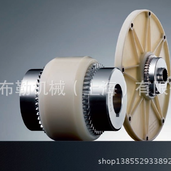 德国KTR曲面齿联轴器BOWEX M-42鼓形齿白色尼龙齿圈套/黑色尼龙套