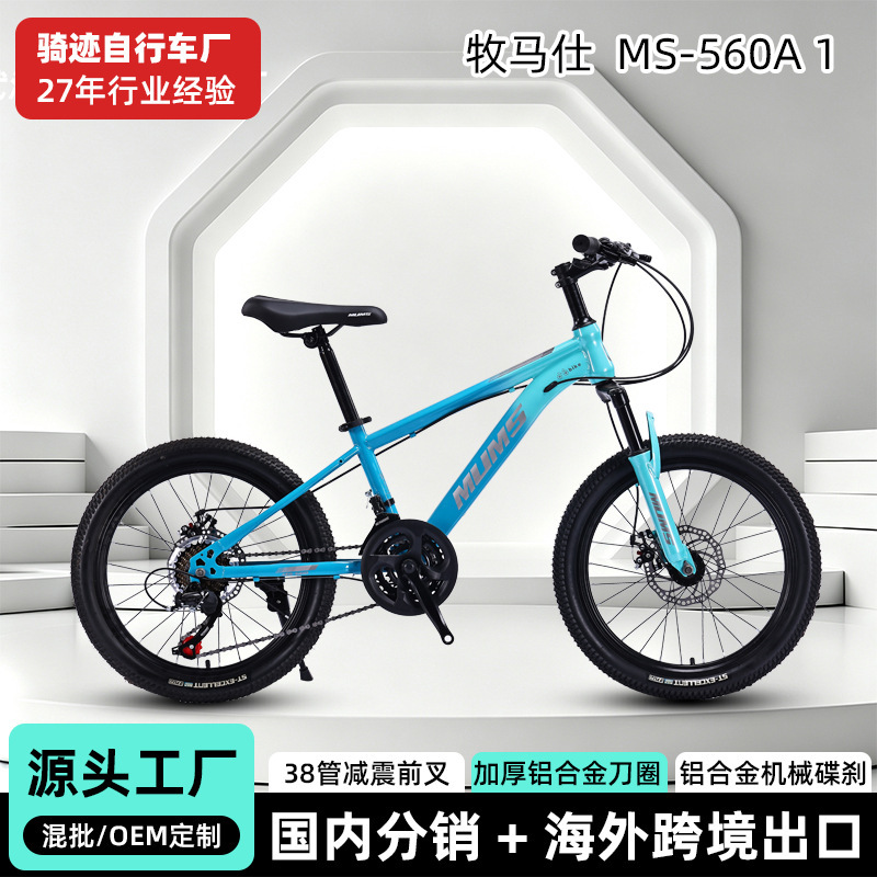 Factory-made, cross-border high-carbon steel mountain bikes with variable speed, front and rear dual disc brakes, and custom manufacturing for adult bicycles Factory-made, cross-border high-carbon steel mountain bikes with variable speed, front and rear dual disc brakes, and custom manufacturing for adult bicycles