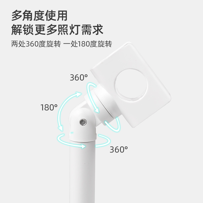 Nuevo juego de soporte de lámpara de una palabra para uñas portátil de mano, soporte giratorio, lámpara de parrilla de armadura portátil, venta al por mayor transfronteriza