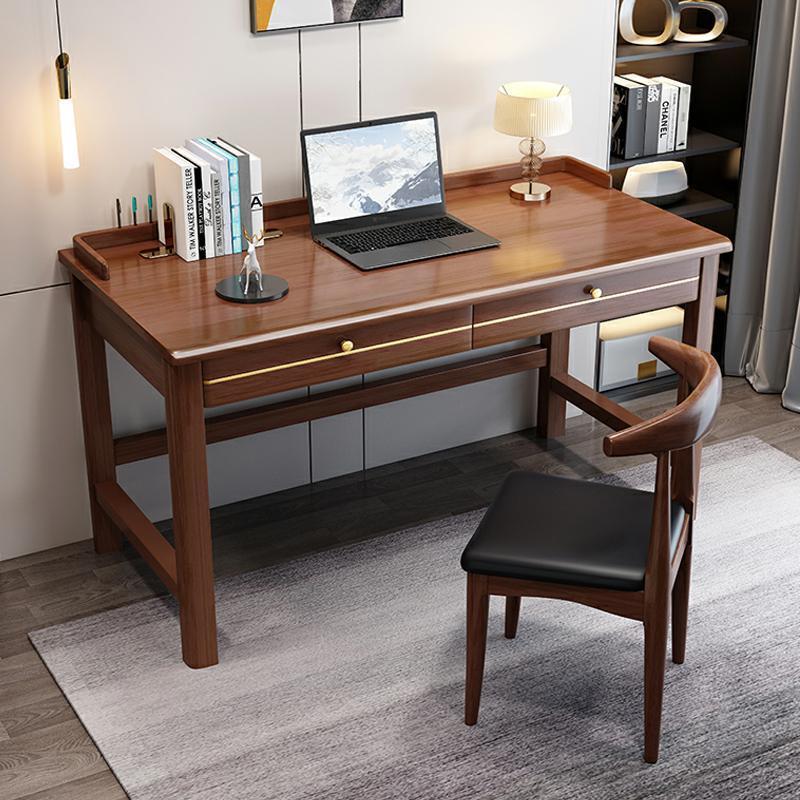 Solid Wood Computer Desk Simple Home Bedroom Small Apartment Children Primary and Secondary School Students Study Table Writing Desk