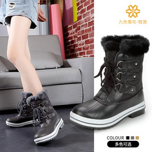 跨境大码雪地靴  欧美款式 平底 毛里女棉靴  厂家批发 一件代发