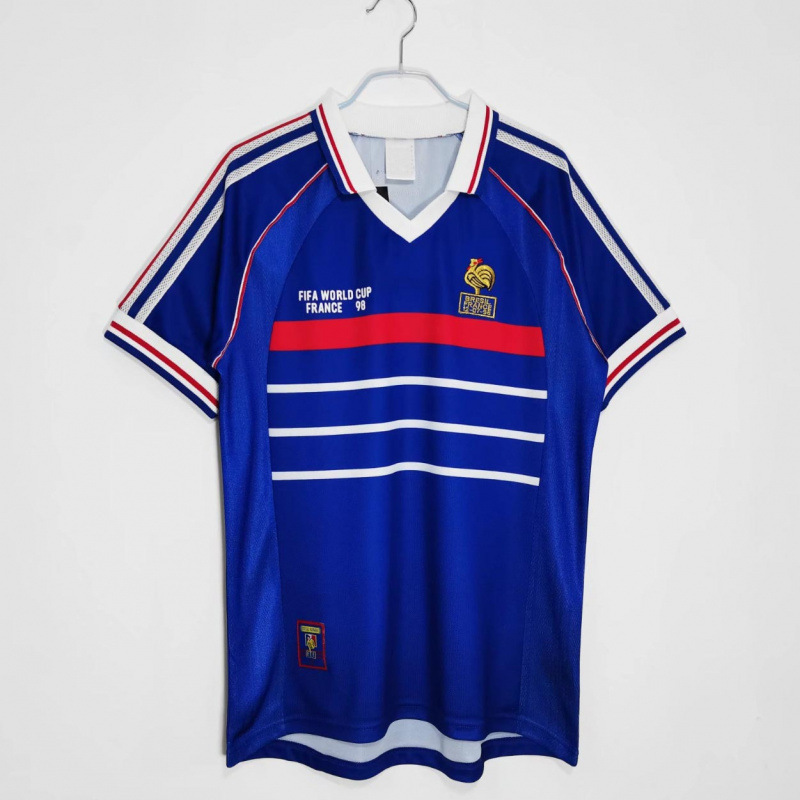 Colección de fútbol retro popular Argentina Alemania Inglaterra Brasil Copa Mundial de fútbol de manga corta