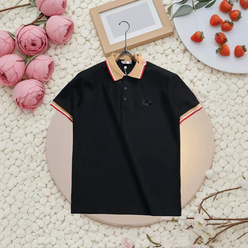 Cross-Border · Correct Version · Bb's New Summer Polo Shirt, Fashionable Casual Lapel Short-Sleeve T-Shirt for Men and Women
