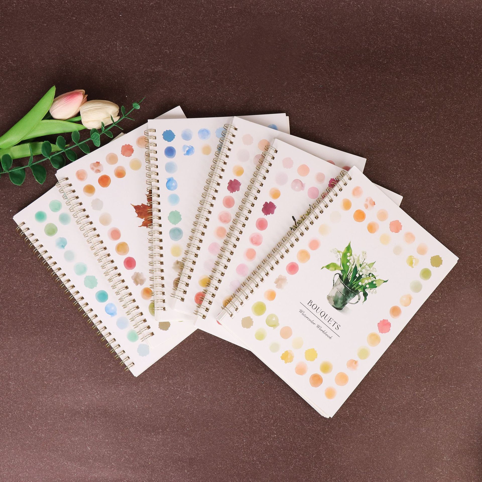 亚马逊新品watercolor workbook水彩专用着色本水彩画本
