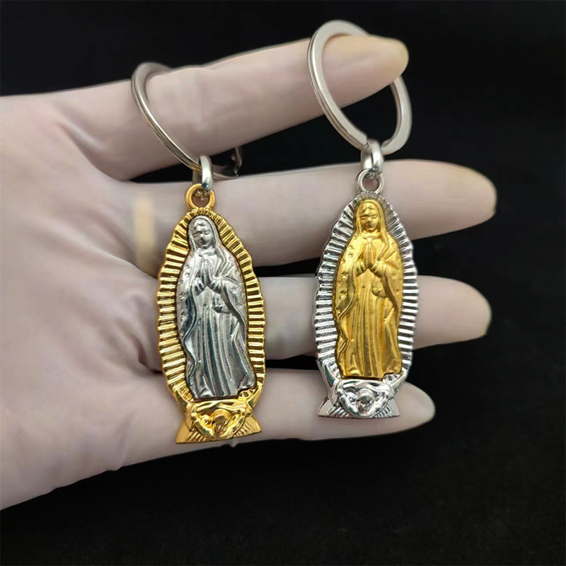 1 Piece Quantity 1 Piece Human Bag Cartoon Bag Pendant Keychain Alloy Metal Retro Bag Pendant Keychain