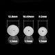 [Cross-border exclusive supply] Hearing aid accessories double-layer in-ear silicone sleeve soft fit durable large, medium and small optional