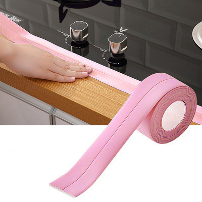 キッチン防かびテープキッチンガード自粘継ぎ目防水シール浴室トイレ隙間壁角線シールテープ|undefined