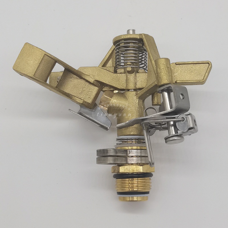 厂家直批可调4分园林草坪草地喷头 全铜纯铜可控角园林农用喷头