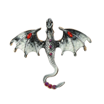 multi-color dragon brooch, 8 styles: Yaxa sancaqları - dw0125-6